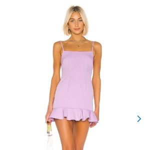 Lovers + Friends Teddy Mini Dress Lilac Purple